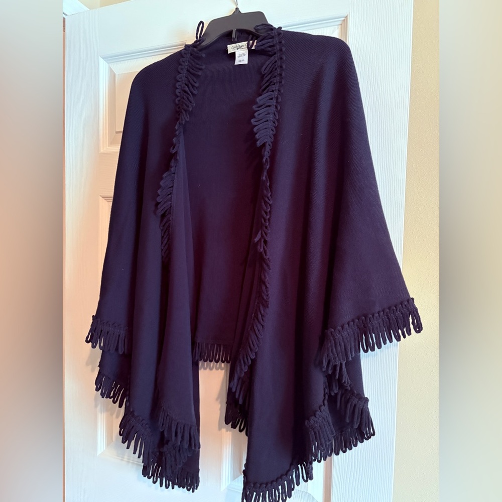Coldwater Creek Deep Purple Shawl